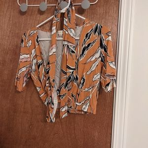 Yumi Kim Cropped Wrap Top in Size M